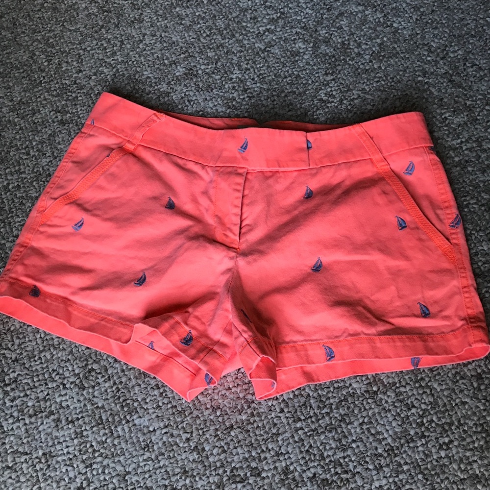 J Crew Chino broken in Shorts sailboats